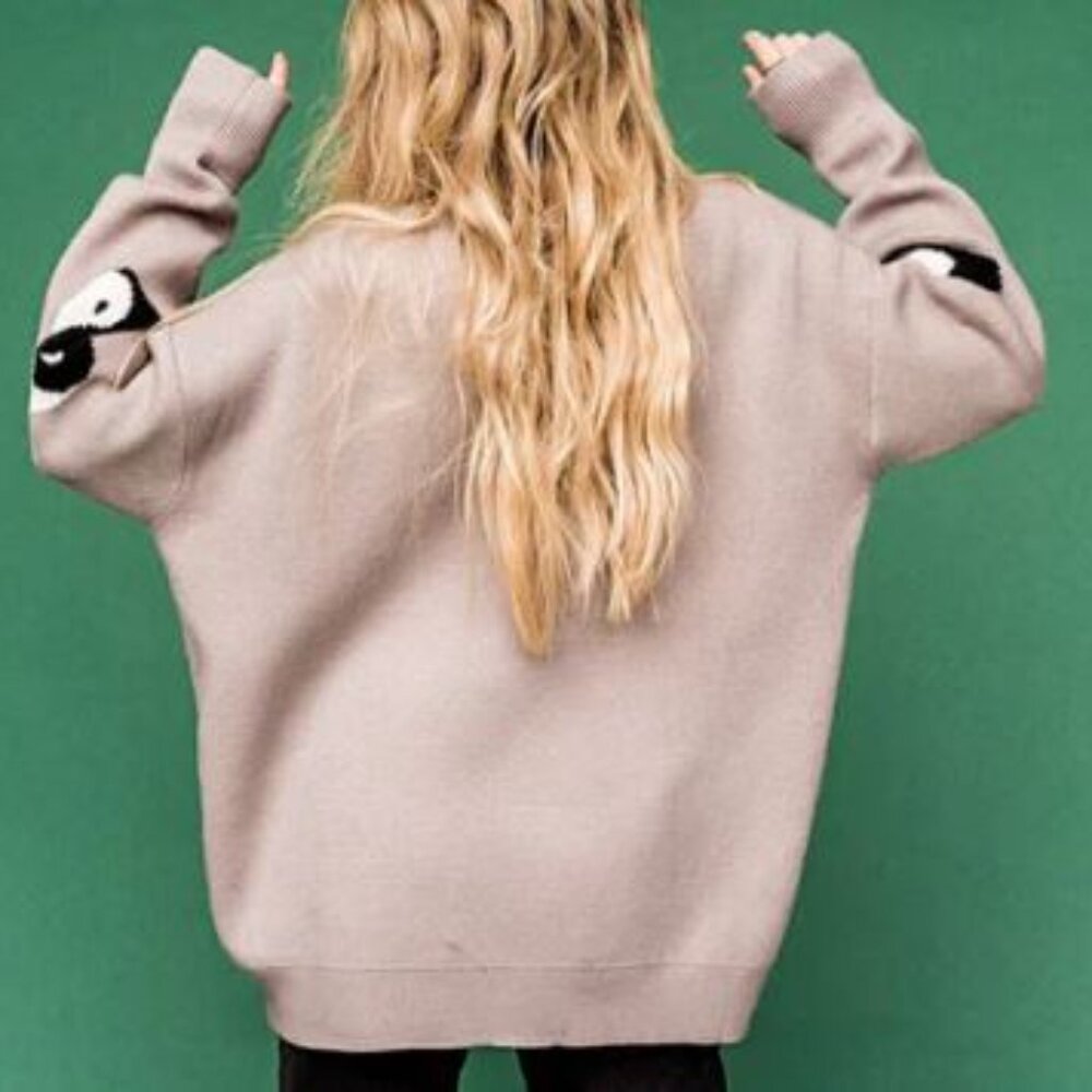 Dressed in Lala Karma Queen Oversized Yin and Yang Knit - Picture 2 of 3